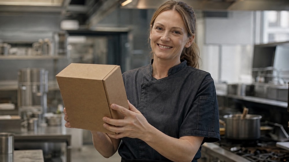 The chef, character frame